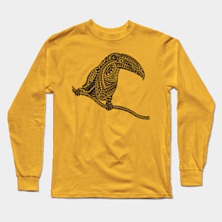 Toucan Bird tribal Long Sleeve T-Shirt